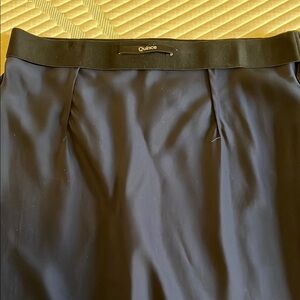 Quince 100% Washable Navy Silk Skirt